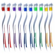100 Toothbrush Standard Classic Medium Soft Individually wrapped