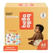Hello Bello Premium Baby Diapers, Infant Size 1, 82 Count (Select for More Options)
