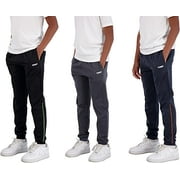 Hind Boys 3 Pack Tricot Jogger Sweatpants Size 5-16