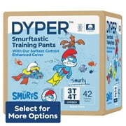 DYPER Cotton-Enhanced Training Pants Smurfs Edition, Size 3T-4T, 42 Count (Select for More Options)