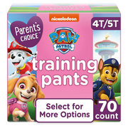 Parent's Choice Paw Patrol Training Pants for Girls, 4T/5T, 70 Count (Select for More Options)