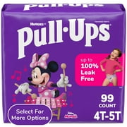 Pull-Ups Girls' Potty Training Pants, 4T-5T (38-50 lbs), 99 Count (Select for More)